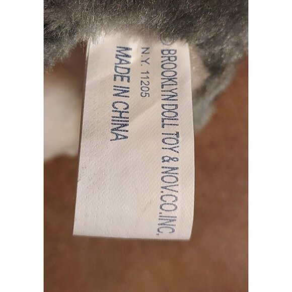 Gray Wolf /Husky Dog Plush 10" Shalom Toy Co Stuffed Animal Toy with Blue Eyes - Picture 9 of 16